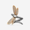 Lugano 18K Rose Gold Kite Diamond Dragonfly Ring 8009653 - THE SOLIST