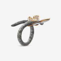 Lugano 18K Rose Gold Kite Diamond Dragonfly Ring 8009653 - THE SOLIST