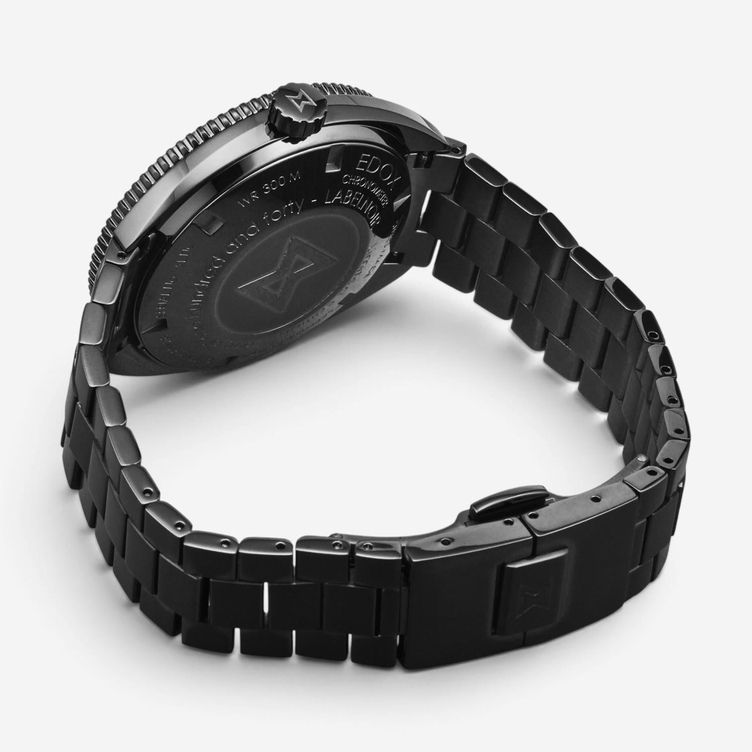 Edox Hydrosub Stainless Steel Automatic Men's Watch 80128-NLNM-NLN