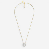 Morganne Bello Alma 18K Yellow Gold Mother of Pearl & Diamond Pendant Necklace 8