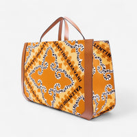 Valentino Garavani VLogo Bandana-Print Canvas Tote Bag 8056133156161