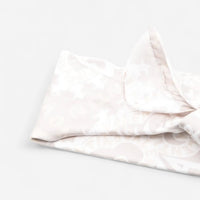 Valentino Garavani Logo-Embroidered Ecru & White Silk Hair Band 8056133725923