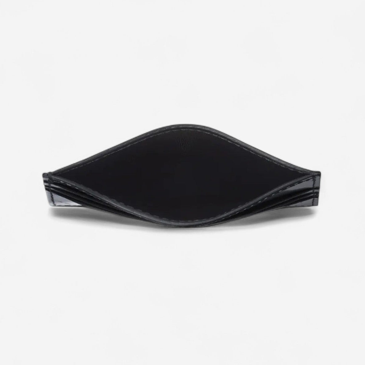 Ferragamo Black Leather Logo-Embossed Cardholder 8056283186766