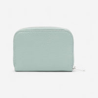 Ferragamo Gancini Green Leather Zip Wallet 8056283507295
