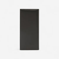Ferragamo Black Leather Logo-Stamp Bi-Fold Wallet 8056283508179