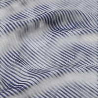 Ferragamo Gancini-Print Dark Blue Frayed-Hem Scarf 8056283510073