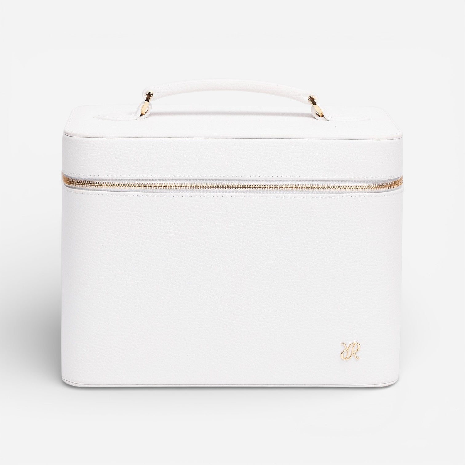 Rapport Tuxedo White Leather Vanity Case BR111 - THE SOLIST