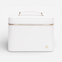 Rapport Tuxedo White Leather Vanity Case BR111 - THE SOLIST