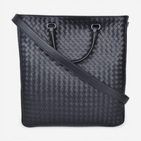 Bottega Veneta Intrecciato Navy Leather Tote Bag 429042V46511000