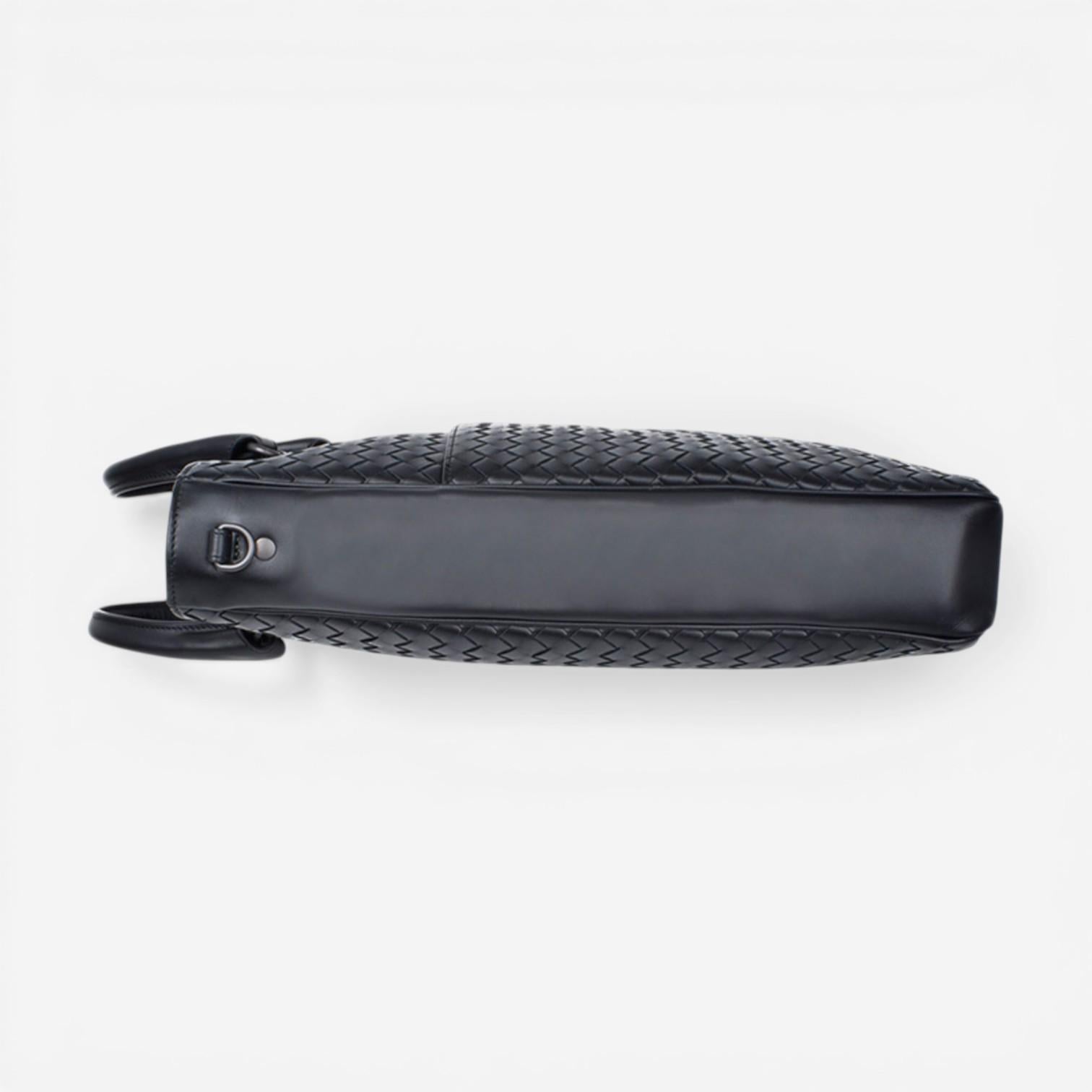 Bottega Veneta Intrecciato Navy Leather Tote Bag 429042V46511000