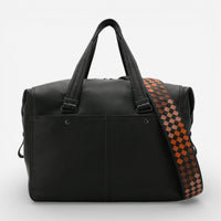 Bottega Veneta Black Leather Boston Duffle Bag 8083855925 - THE SOLIST