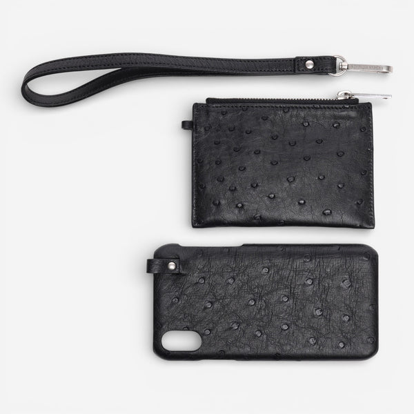 Bottega Veneta Black Leather iPhone Case & Wallet Wristlet 8091127190 - THE SOLIST