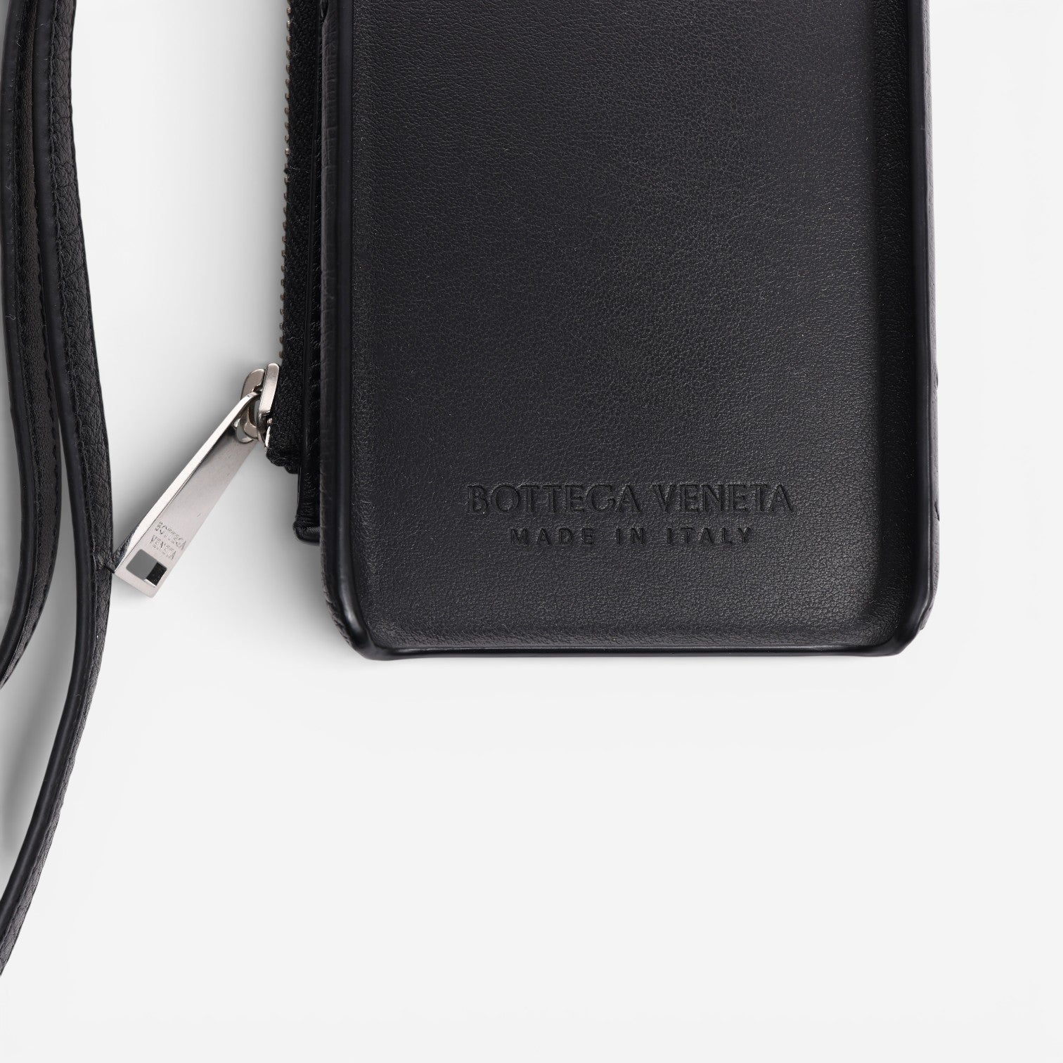 Bottega Veneta Black Leather iPhone Case & Wallet Wristlet 8091127190 - THE SOLIST