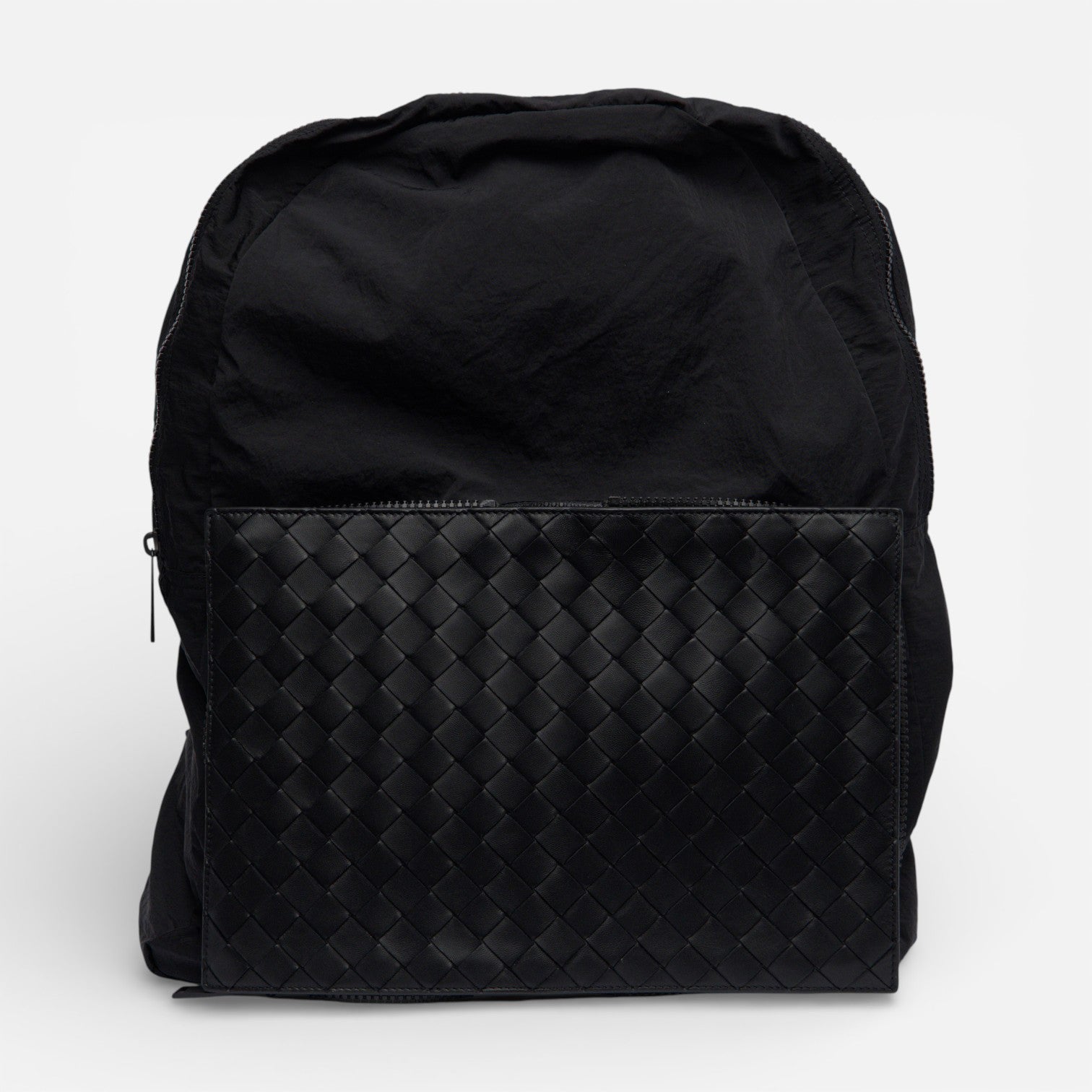 Bottega Veneta Black Leather Backpack 8091307422 | THE SOLIST