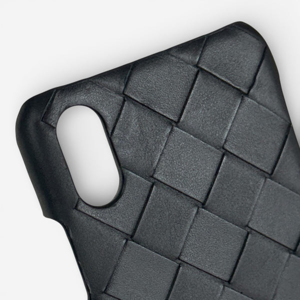 Bottega Veneta Black Intrecciato iPhone X/XS Case 8091360323 - THE SOLIST