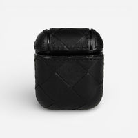 Bottega Veneta Black Leather AirPods Case 8091368359 - THE SOLIST