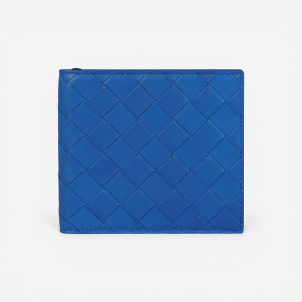 Bottega Veneta Intrecciato Light Blue Leather Card Holder 607467VCPQ34270