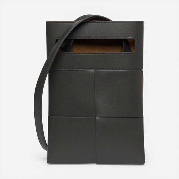 Bottega Veneta Gray Leather Crossbody Bag 611364VB1K01423