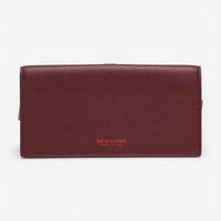 Bottega Veneta Burgundy Leather Bi-fold Flap Women's Wallet 608072VCP516206