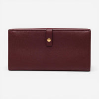 Bottega Veneta Burgundy Leather Bi-fold Flap Women's Wallet 608072VCP516206