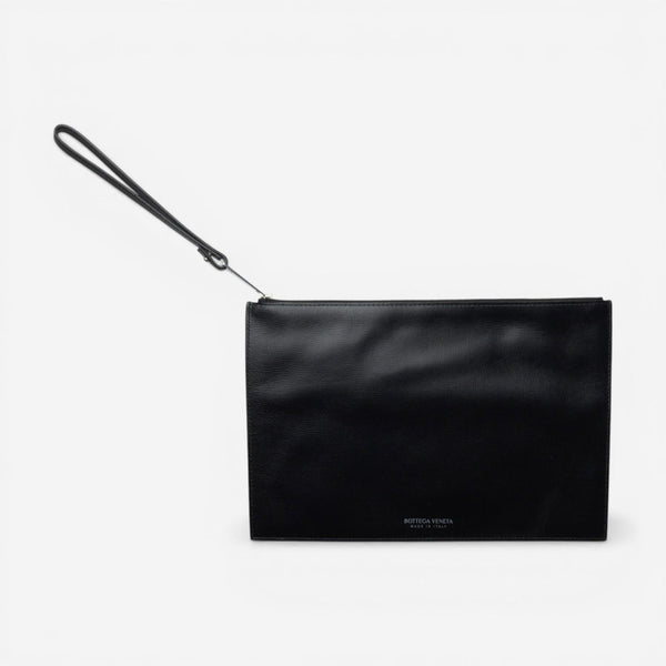 Bottega Veneta Black Leather Pouch 592648VMA801229