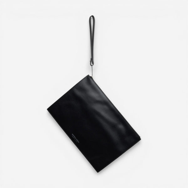 Bottega Veneta Black Leather Pouch 592648VMA801229