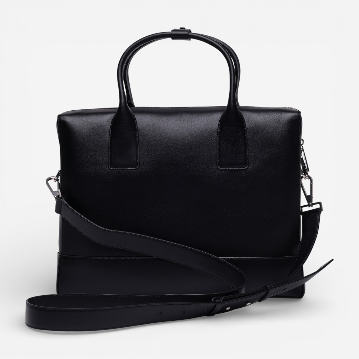 Bottega Veneta Black Leather Briefcase 8093286562 - THE SOLIST