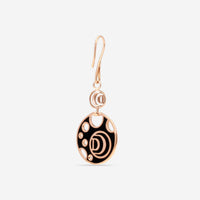 Damiani 18K Rose Gold & Ceramic Diamond Mono Earring 81104759 - THE SOLIST