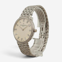 Vacheron Constantin Patrimony 18K White Gold Diamond Manual Unisex Watch 81562