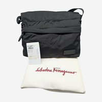 Salvatore Ferragamo Nylon Men's 726392 Black Messenger Bag MSRP $995 - THE SOLIST