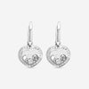 Chopard Happy Diamonds 18K White Gold Diamond Earrings 839203-1004 - THE SOLIST