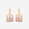 Chopard Happy Diamonds 18K Rose Gold Diamond Drop Earrings 839224-5004 - THE SOLIST