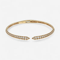 Alberto Milani 18K Yellow Gold Diamond Cuff Bracelet G0066E
