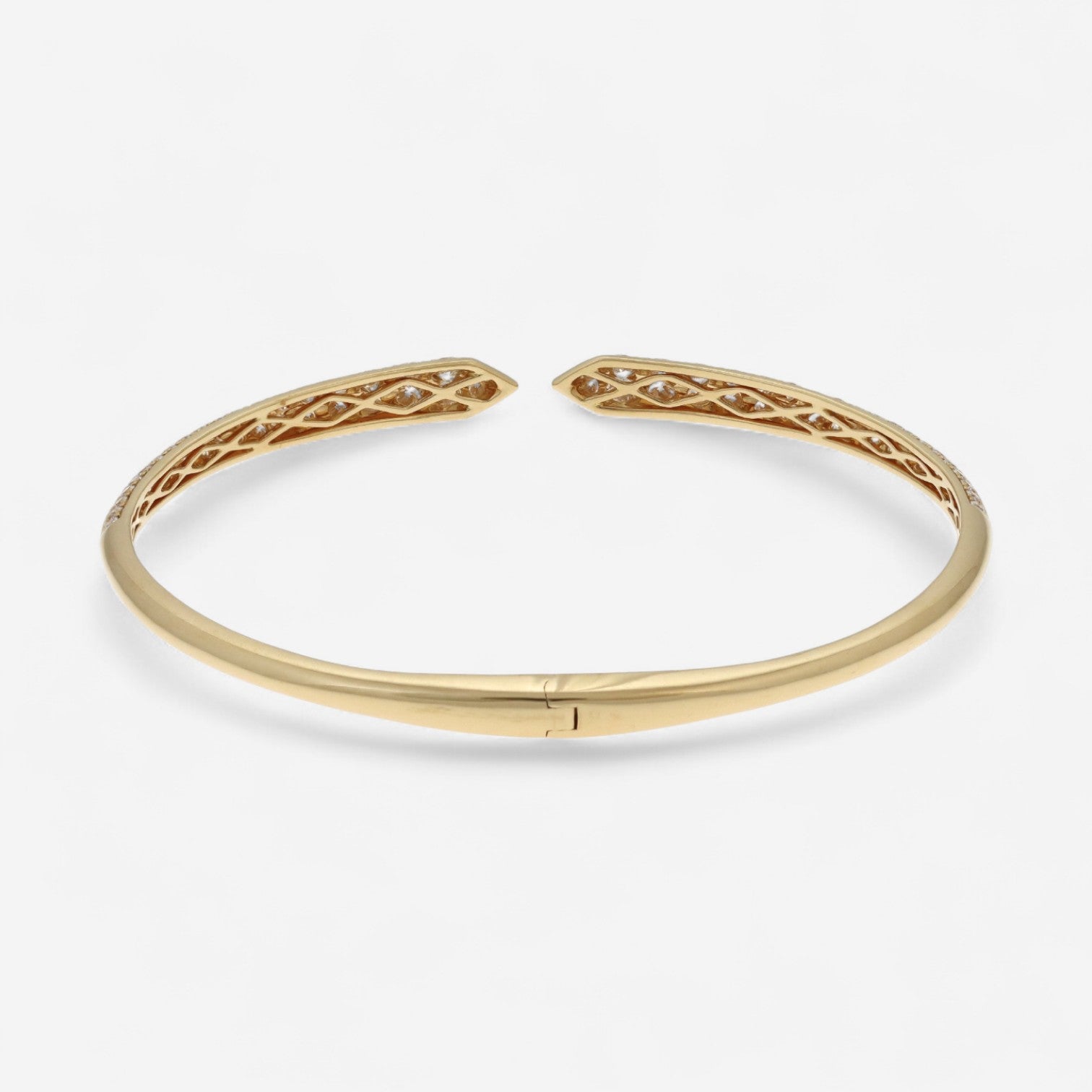 Alberto Milani 18K Yellow Gold Diamond Cuff Bracelet G0066E