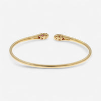 Alberto Milani Ombre 18K Yellow Gold Diamond, Pink Sapphire & Ruby Cuff Bracelet G0074E