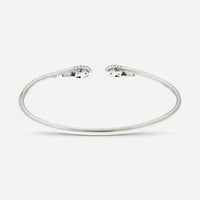 Alberto Milani Ombre 18K White Gold Diamond & Blue Sapphire Cuff Bracelet G0075E