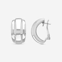 Chopard La Strada 18K White Gold Hoop Earrings 849255-1001