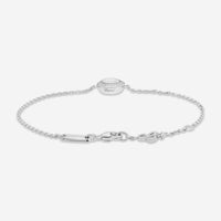 Chopard Happy Curves 18K White Gold Diamond Chain Bracelet 859562-1002