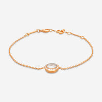 Chopard Happy Diamonds 18K Rose Gold Diamond Bracelet 859562-5002 - THE SOLIST