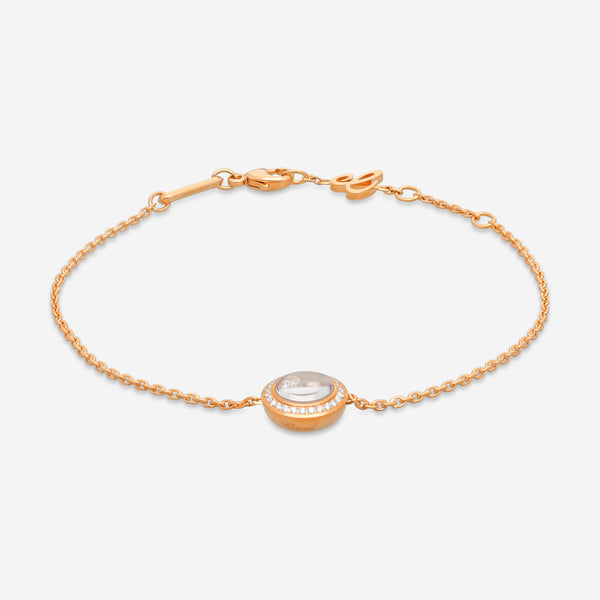 Chopard Happy Diamonds 18K Rose Gold Diamond Bracelet 859562-5002 - THE SOLIST