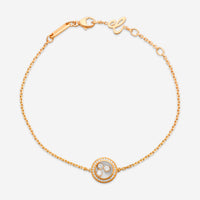 Chopard Happy Diamonds 18K Rose Gold Diamond Bracelet 859562-5002 - THE SOLIST