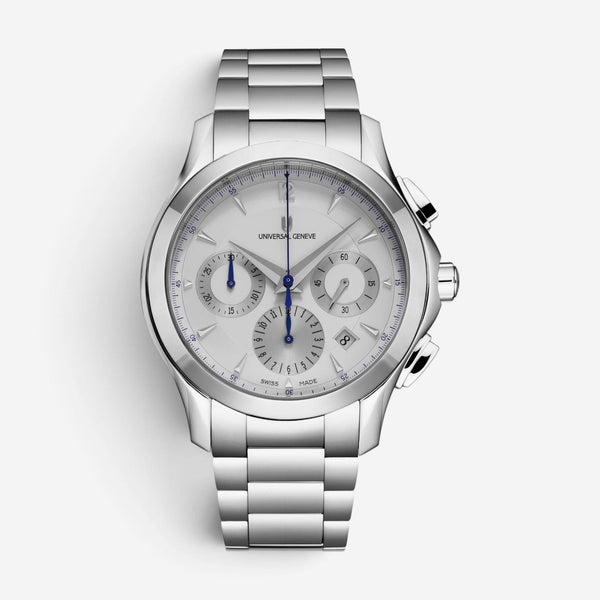 Universal Genève Timer Chronograph Stainless Steel Automatic Men's Watch 871.128