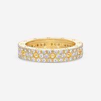 Roberto Coin Pois Moi 18K Yellow Gold Diamond Band Ring 8881784AY
