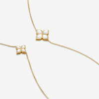 Roberto Coin Venetian Princess 18K Yellow Gold Diamond & MOP Necklace 8882462AY