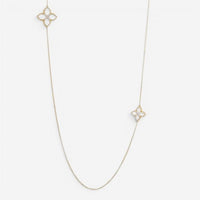 Roberto Coin Venetian Princess 18K Yellow Gold Diamond & MOP Necklace 8882462AY