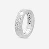 Roberto Coin Pois Moi Luna 18K White Gold Diamond Band Ring Sz. 10 8882509AW05X