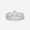 Roberto Coin Cinderella Tiara 18K White Gold Diamond Ring Sz. 6.5 8882706AW65X