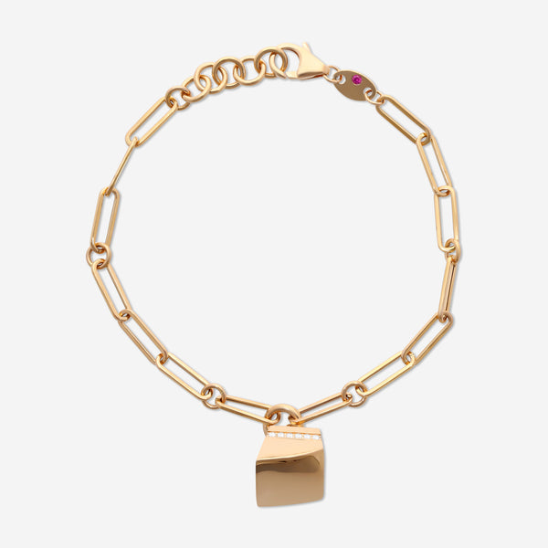 Roberto Coin Sauvage Privé 18K Rose Gold Diamond Bracelet 8882828AXLBX