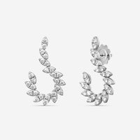 Roberto Coin Marquesa 18K White Gold Diamond Drop Earrings 8882873AWERX - THE SOLIST