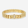 Roberto Coin Obelisco 18K Yellow Gold Diamond Accents Narrow Bangle Bracelet 8883023AYLBX - THE SOLIST